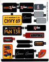 Sticker Sheet for Set 10304 - (10100656/6407957)