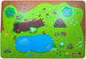 Plastic Duplo Game Board - Forest Floor Pattern