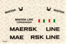 Sticker Sheet for Set 1650, Sheet 1 - (004591)