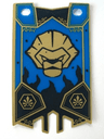 Plastic Flag 5 x 8.5 with Chima Lion Tribe Pattern