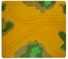 Paper Cardboard Base for Set 365, Wild West Pattern