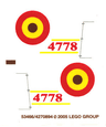 Sticker Sheet for Set 4778 - (53466/4270894)