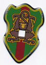 Plastic Shield (Undetermined Type) for Large Figures with Knights Kingdom Rascus Monkey Pattern