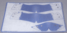 Plastic Skin Shark Sheet 1 of 2 for Set 81001-1