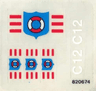 Sticker Sheet for Set 6353 - (820674)
