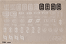 Sticker Sheet for Set 7730 - First Version - (191905)
