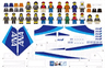 Sticker Sheet for Set 7894-2 - ANA Version
