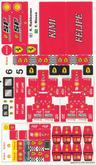 Sticker Sheet for Set 8144-2, Kimi and Felipe - (60662/4514101)