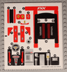 Sticker Sheet for Set 8156 - (61675/4518987)