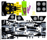 Sticker Sheet for Set 8161, Sheet 2, Black Version - (63086/4527349)