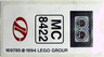 Sticker Sheet for Set 8422 - (169785)