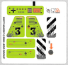 Sticker Sheet for Set 8958 - (85077/4542507)