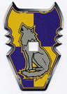 Plastic Shield (Undetermined Type) for Large Figures with Knights Kingdom Danju Wolf Pattern