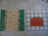 Plastic Part for Sets  3615 and 9131 - Playmat with Dirt Road / Tile Floor with Rug Pattern