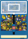 Paper Part for Sets 3548 and 3550 - Cardboard Basketball Backboard