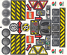 Sticker Sheet for Sets  3586, 3587, 3588, 3589 and 3590 - (45704/4191219)