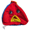 Primo Cloth Bird Triangular with Blue Handle and Yellow Mouth and Eyes