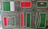 Town Plan Board, Cardboard British/Australian Version (79.5cm x 50.5cm) - Set 200