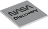 Tile 6 x 6 with Bottom Tubes, Textured Surface with 'NASA' and 'Discovery' Pattern