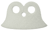 Minifigure Cape Cloth, High and Wide Collar with Curved Points