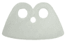 Minifigure Cape Cloth, High Rounded Wide Collar, Full Circle Neck Cut