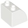 Duplo, Brick 2 x 2 x 1 1/2 Slope Curved