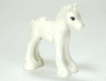 Horse, Mini Doll Style, Baby Foal with Reddish Brown Eyes and Black Triple Eyelashes Pattern