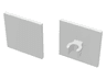 Road Sign 2 x 2 Square with Open O Clip
