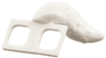 Minifigure Costume Tail Fluffy - Flexible Rubber