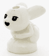 Bunny / Rabbit, Mini Doll Style, Baby, Sitting with Black Eyes and Nose Pattern (Friends Chili / Mini / Minu)