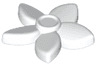 Friends Accessories Hair Decoration, Flower with Pointed Petals and Small Pin