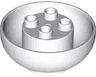 Duplo, Brick Round 4 x 4 x 1 1/2 Dome Bottom with 2 x 2 Studs