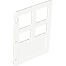 Duplo Door / Window Pane 1 x 4 x 4 with Four Panes Different Sizes
