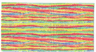 Scala Cloth Blanket 22 x 12 with Multicolored Stripes Pattern