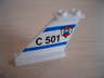 Tail 4 x 1 x 3 with 'C 501' and Coast Guard Logo over Triangle Pattern on Left Side