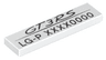 Tile 1 x 4 with 'GT3RS LG-P' and Variable Code Pattern
