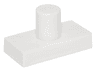 Tile, Modified 1 x 2 with Minifigure Head Post