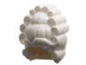 Minifigure, Hair Tall Rococo Wig with Curled Rolls