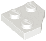 Wedge, Plate 2 x 2  Cut Corner