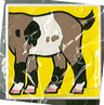 Duplo, Tile 2 x 2 x 1 with Goat Mosaic Picture 12 Pattern