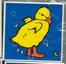 Duplo, Tile 2 x 2 x 1 with Duck Mosaic Picture 10 Pattern