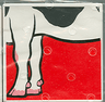 Duplo, Tile 2 x 2 x 1 with Cow Mosaic Picture 17 Pattern