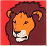 Duplo, Tile 2 x 2 x 1 with Lion Mosaic Picture 01 Pattern