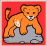 Duplo, Tile 2 x 2 x 1 with Lion Mosaic Picture 17 Pattern