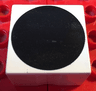 Duplo, Tile 2 x 2 x 1 with Shape Black Circle Pattern