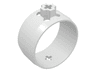 Cylinder 4 x 4 x 1 2/3 with Axle Holes