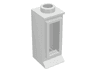 Window 1 x 1 x 2 with Extended Lip, with Glass
