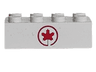 Brick 2 x 4 with Red Maple Leaf Air Canada Logo Pattern