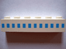Brick 1 x 6 with Ferry Squares Light Blue in 1 Line At Middle Pattern