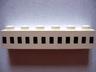 Brick 1 x 6 with 12 Black Rectangles (Ferry Windows) Pattern